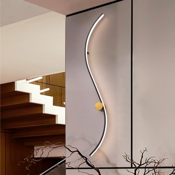 SILOE APLIQUE NEGRO-ORO - SCHULLER