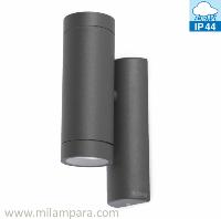 Aplique de exterior 2 L. Blanco o gris. Serie Steps. FARO.