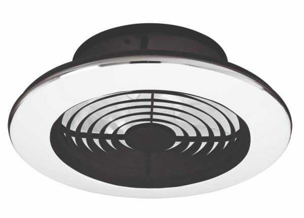 Ventilador Alisio Mini con luz LED Negro- MANTRA Ø52cm