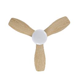 Ventilador Asaf Blanco Haya Fabrilamp - Motor DC Ø62cm