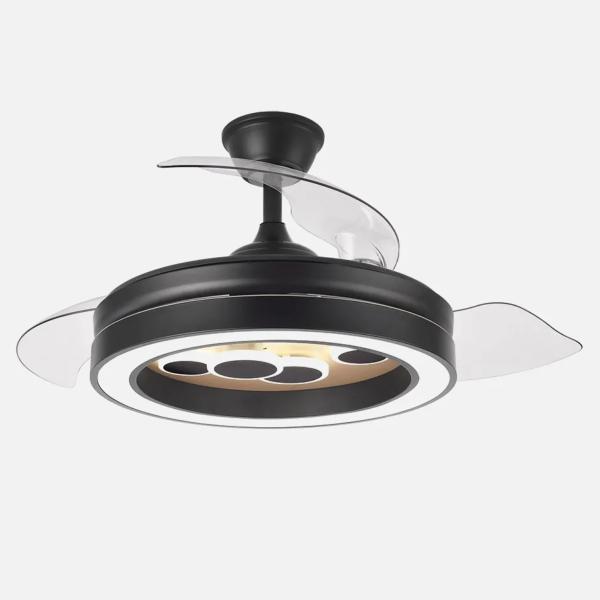 Ventilador Cupido Fabrilamp Negro - Motor DC Ø107cm