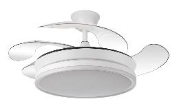 Ventilador BAYOMO Mini Blanco Fabrilamp - Motor DC Ø91cm