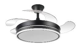 Ventilador BAYOMO Mini Negro Fabrilamp - Motor DC Ø91cm