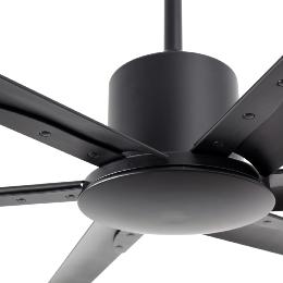 Ventilador ANDROS Negro FARO - Motor DC Ø213cm.