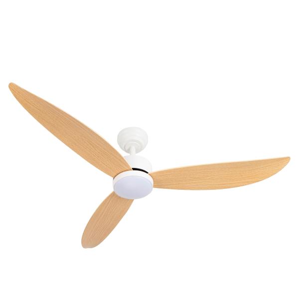 Ventilador Genil Blanco Haya Fabrilamp - Motor DC. 132cm.Ø