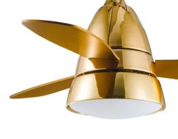 Ventilador ISERAN Oro Francés - Fabrilamp. Motor AC - Ø107cm
