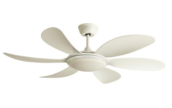 Ventilador Tanik Cristal Record - 107cm Blanco Motor DC