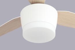 Ventilador Levanto MIMAX 132cm. Blanco luz LED