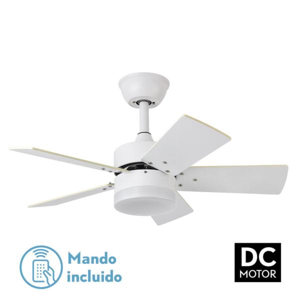 Ventilador MARTA Blanco - Fabrilamp. Motor DC. Ø 76cm.