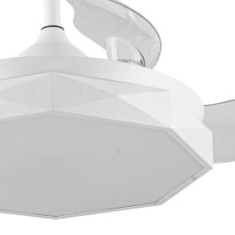 Ventilador NASHI Blanco Fabrilamp - Motor DC Ø107cm