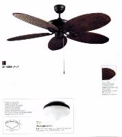 Ventilador Phuket Leds-c4 Marron sin luz 132cm.Ø