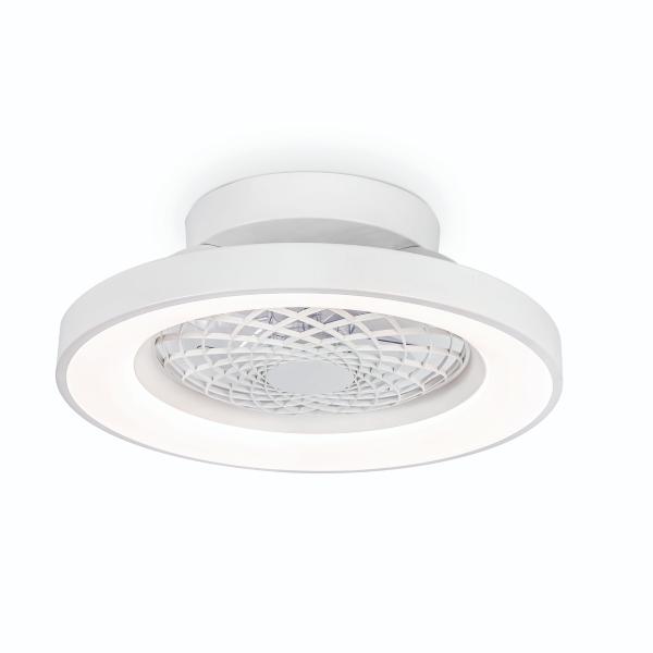 Ventilador MINI TIBET Blanco - Mantra. Luz LED Ø53cm