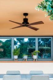 Ventilador WINCHE negro FARO sin Luz - IP44 Ø127cm