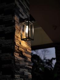 Aplique exterior Alps Gris Oscuro Mantra - 1 luz