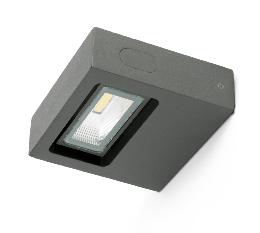 Aplique Taima Faro gris oscuro. Iluminación de exterior LED.