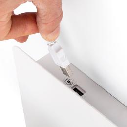 Aplique SUAU USB A blanco con lector derecha Faro