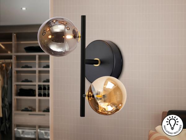 DARK-APLIQUE 2L NEGRO-LATON - SCHULLER