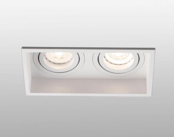 Empotrable Hyde Faro orientable Blanco 2 luces 171x89mm