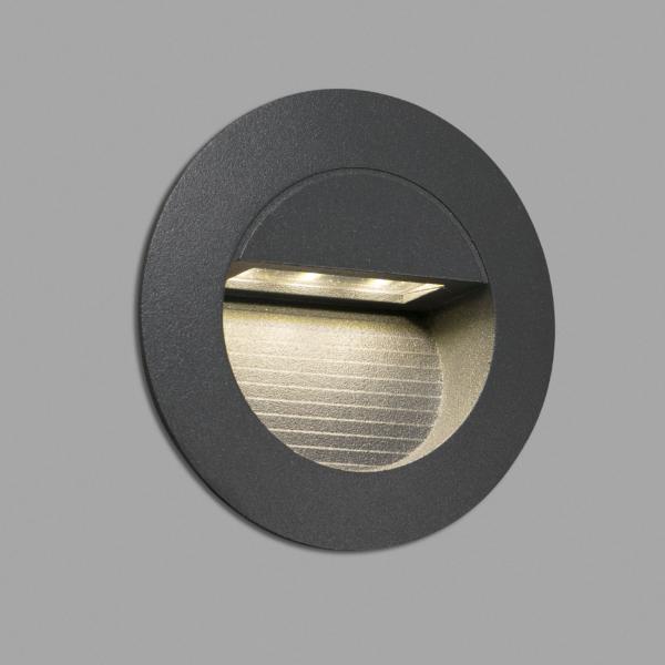 Empotrable pared exterior MINI RACING LED gris oscuro Faro