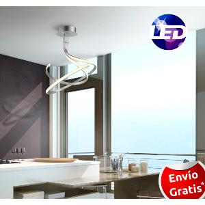 Lampara de techo LED. Oval doble, serie Nur.   MANTRA