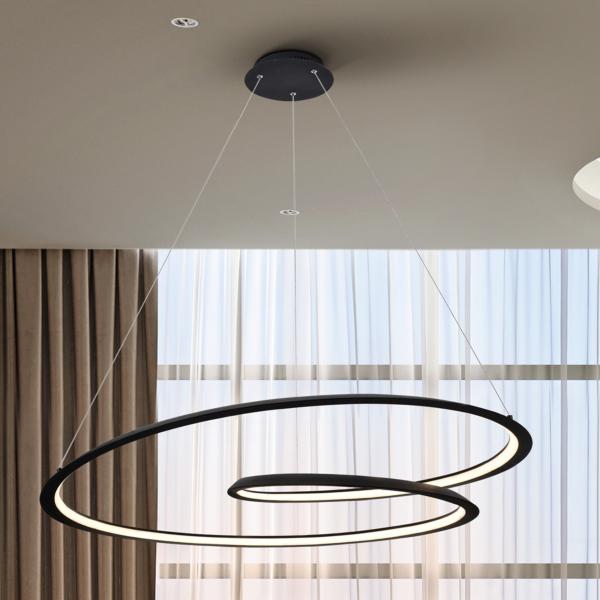 Lampara colgante LOOPING  Ø97cm -  Schuller - Luz LED