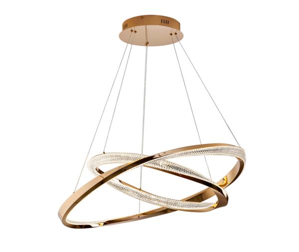 ORBITAS- LAMPARA 2 AROS ORO - SCHULLER