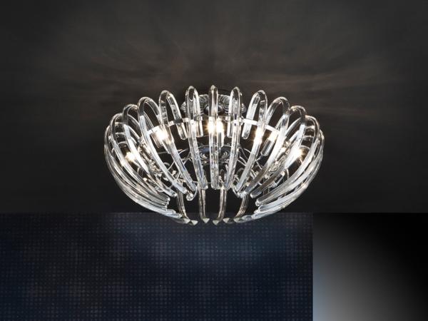 Plafón Ariadna Schuller - transparente 53 cm LED