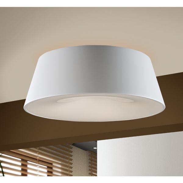 Plafón Zone Schuller - Metal blanco luz LED