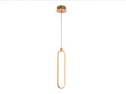 Colgante Colette Schuller - Oro rosa 13cm Ø. LED