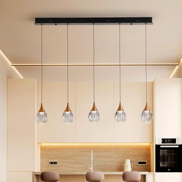 CORINA- LAMPARA 5L NEGRO-COBRE - SCHULLER