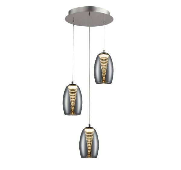 NUEVA NEBULA-LAMPARA 3L CROMO - SCHULLER