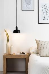 Colgante TATAWIN S cristal negro Faro