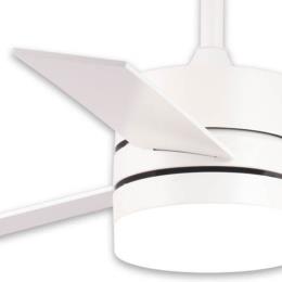 Ventilador Ainsa Zima Lighting - Blanco Ø110cm LED