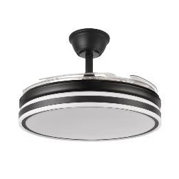 Ventilador BAYOMO Negro - Fabrilamp. Motor DC Ø107cm