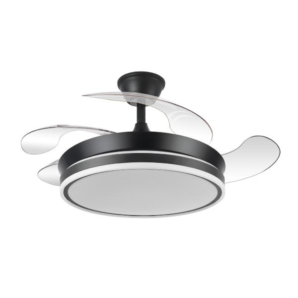 Ventilador BAYOMO Mini Negro Fabrilamp - Motor DC Ø91cm