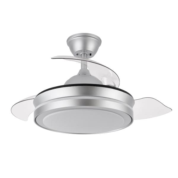 Ventilador ESPARTA MINI Plata Fabrilamp - Motor DC Ø91cm