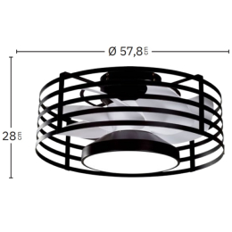 Ventilador XALOC- Fabrilamp. Motor DC Ø57.8cm