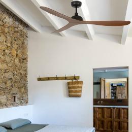 Ventilador GOTLAND FARO Negro -  Motor DC Ø132cm