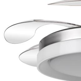 Ventilador Zenit Niquel Fabrilamp - Motor DC Ø107cm