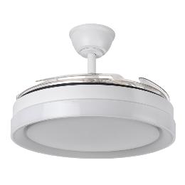 Ventilador Zenit Blanco Fabrilamp - Motor DC Ø107cm