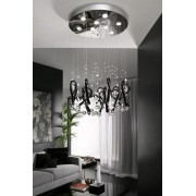 COLGANTE CRISTAL 60CM. SERIE LAZOS CLASS. MANTRA