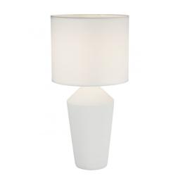 Sobremesa Barron Blanco Alemar - Pantalla Textil - 52x25cm