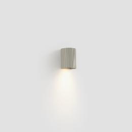 Aplique SOLE redondo gris estriado Faro Barcelona 