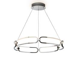 Lampara Colette Schuller - Cromo 80cm Ø. LED