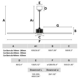 Ventilador JUST FAN Blanco Madera FARO - Motor DC Ø128cm.
