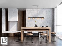 OLAIA LAMPARA 4L NEGRO-AMBAR - ILUMINACION i3 By SCHULLER