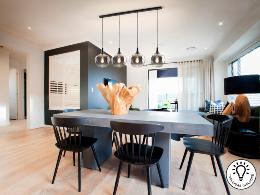 OPAZ-LAMPARA 4L NEGRO/SMOKE - SCHULLER