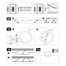 Downlight AXEL blanco 23 led 18w 3000-4000-6500k - ALEMAR