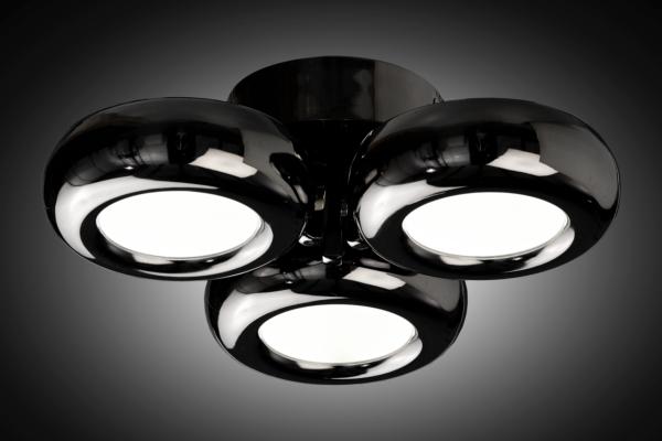 Plafón Disco Acontract-luz. 3 aros 34cm Ø Iluminación LED