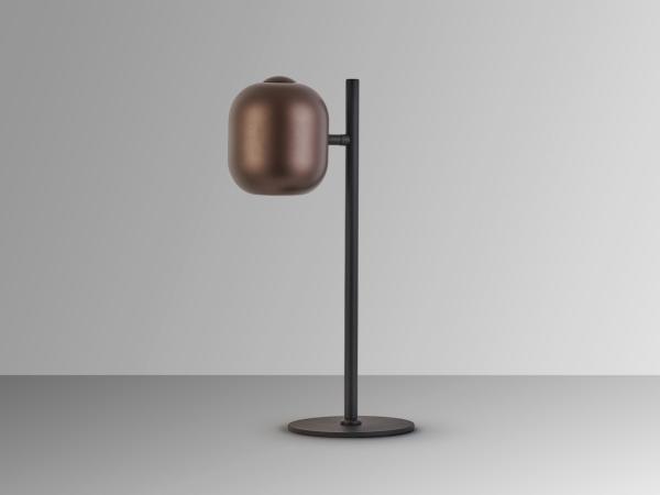 NIMES SOBREMESA 1L NEGRO-MARRON - ILUMINACION i3 By SCHULLER